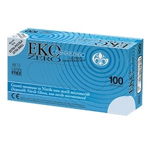 Eco Zero Guanto Nitrile Superficie Microruvida No Talco XL 100 Pezzi-3
