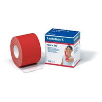 Benda Adesiva Leukotape K Taping 5x500cm Rosso 1 Rotolo-1