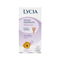 Lycia Strisce Depilatorie Delicate Touch Braccia Gambe 12 Pezzi-2