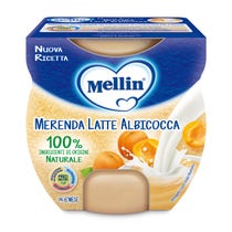Mellin Merenda Latte Albicocca 2x100g-3