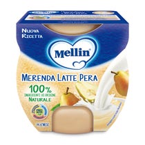 Mellin Merenda Latte E Pera 2x100g-2
