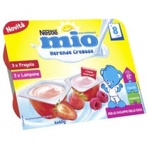 Nestlè Mio Merenda Cremosa Fragola/Lampone 6x60g 8Mesi+-2