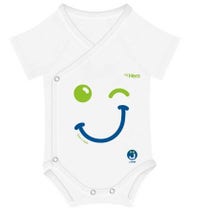 J Bimbi Body My Hero Bio Cotton 4 Season 44-62cm Wink&Smile Occhiolino-3
