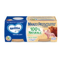 Mellin Omogeneizzato Manzo Prosciutto/Verdure 2x120g-3