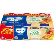 Mellin Omogeneizzato Frutta Mista 6X100g -3