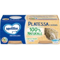 Mellin Omogeneizzato Platessa 6M+ 2x80g-2