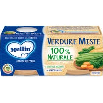 Mellin Omogeneizzato Verdure Miste 6M+ 2x80g-2