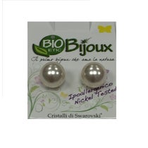 Bio Bijoux Orecchini Perla 10mm Cream Rose-1