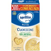 Mellin Pasta Cuoricini 500g 5 Mesi+-2