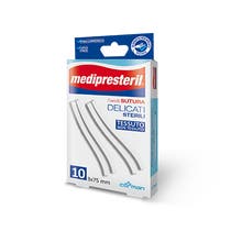 Medipresteril Cerotti Sutura Delicati 3x75mm 10 Pezzi-3