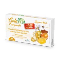 Sanavita Gola Limone E Miele 24 Caramelle-2