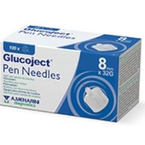 Glucoject Ago Per Penna Insulina 8mm Gauge 32 100 Pezzi-1