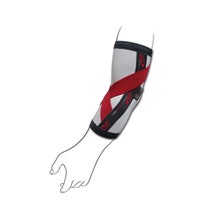 Tenortho TO2107 C Line Ellbogen Elastischer Ellbogenschutz aus Kohlefaser