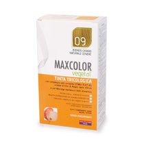 Maxcolor Vegetal Tinta 09 Biondo Chiaro Naturale Cenere 140ml-2