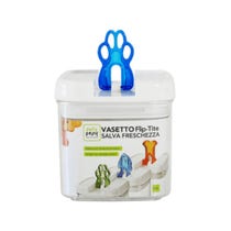 Petzpoint Contenitore Flip-Tite Piccolo 1L Maniglia Zampa Azzurra-2